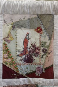 Crazy quilt detail