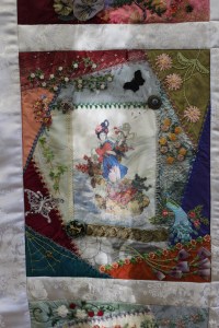 Crazy quilt detail